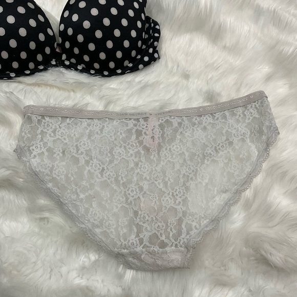 Sexy Little Things Victoria's Secret Black and White Polka Dot Set - Picture 6 of 13